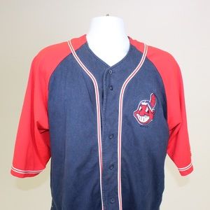 Vintage Cleveland Indians Button up